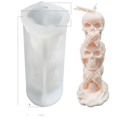 Craft Realistic Halloween Decor with Spooky Candle Moulds Candles Moulds
