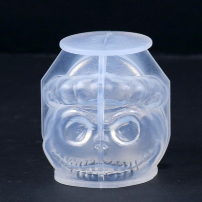 Craft Spooky Delights with our Halloween Pumpkin Skull Silicone Candle Mould Candles Moulds