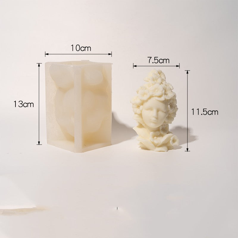 Craft Tranquility: Create Floral Aromatherapy Candles with the Fairy Flower Girl Mould Candles Moulds