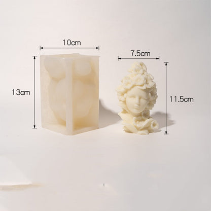 Craft Tranquility: Create Floral Aromatherapy Candles with the Fairy Flower Girl Mould Candles Moulds