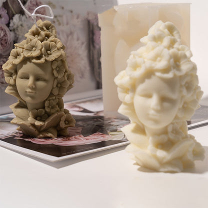 Craft Tranquility: Create Floral Aromatherapy Candles with the Fairy Flower Girl Mould Candles Moulds