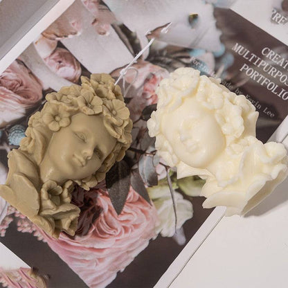 Craft Tranquility: Create Floral Aromatherapy Candles with the Fairy Flower Girl Mould Candles Moulds