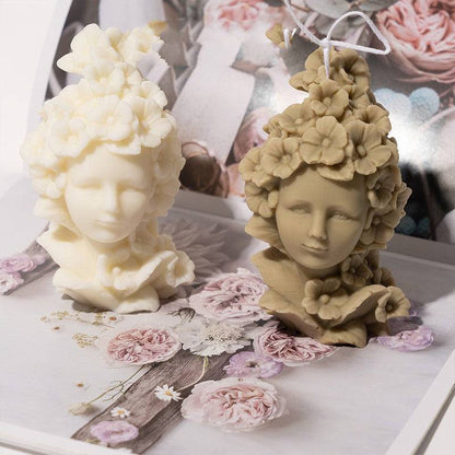 Craft Tranquility: Create Floral Aromatherapy Candles with the Fairy Flower Girl Mould Candles Moulds