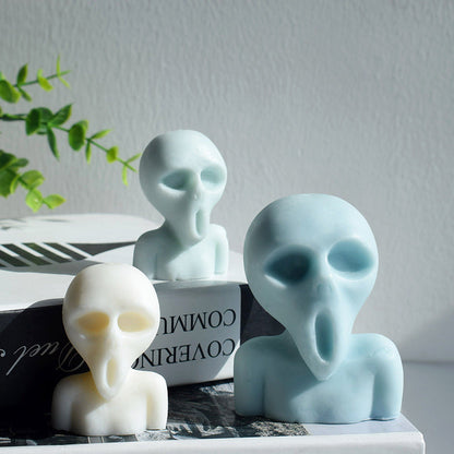 Craft Unique Alien Candles | 3D Horror Alien Candle Moulds - Halloween DIY Candles Moulds