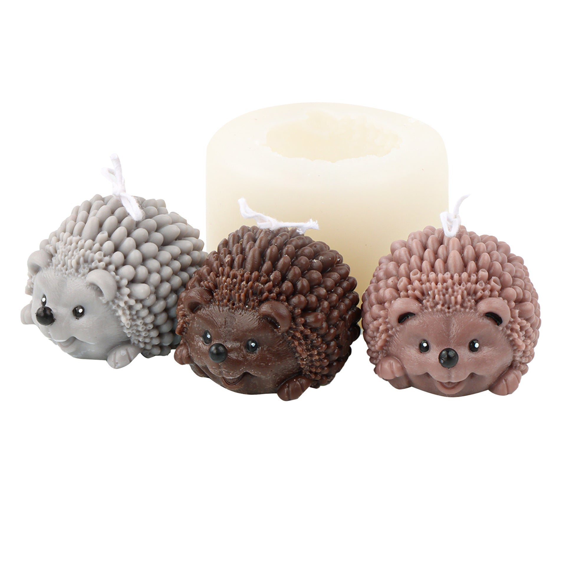 Craft Your Own Hedgehog Candles - Hedgehog Silicone Mould Candles Moulds