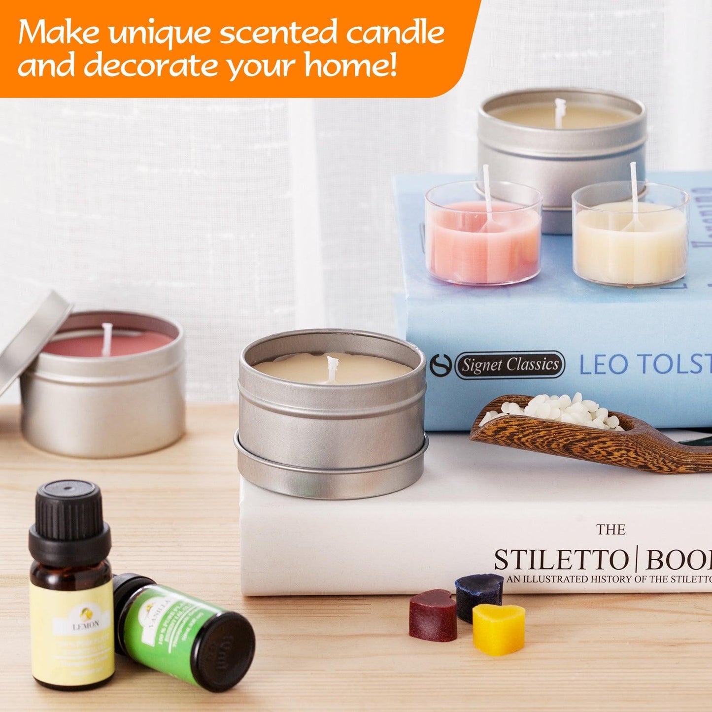 Create Your Own Aromatic Candle Collection with Our Candle Making Kit Candles Moulds