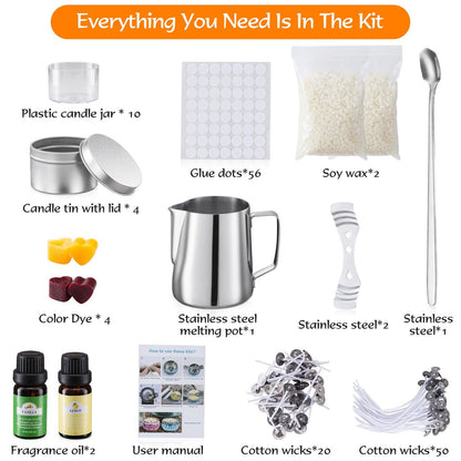 Create Your Own Aromatic Candle Collection with Our Candle Making Kit Candles Moulds