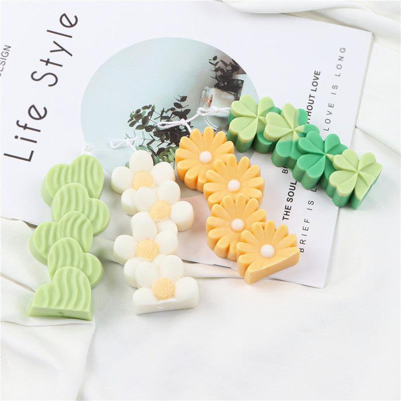 Create a Heartfelt Ambience with Stacked Love Scented Candle Moulds Candles Moulds