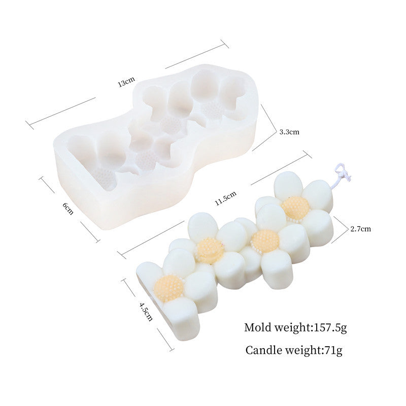 Create a Heartfelt Ambience with Stacked Love Scented Candle Moulds Candles Moulds
