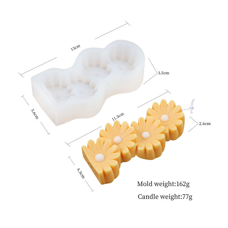 Create a Heartfelt Ambience with Stacked Love Scented Candle Moulds Candles Moulds