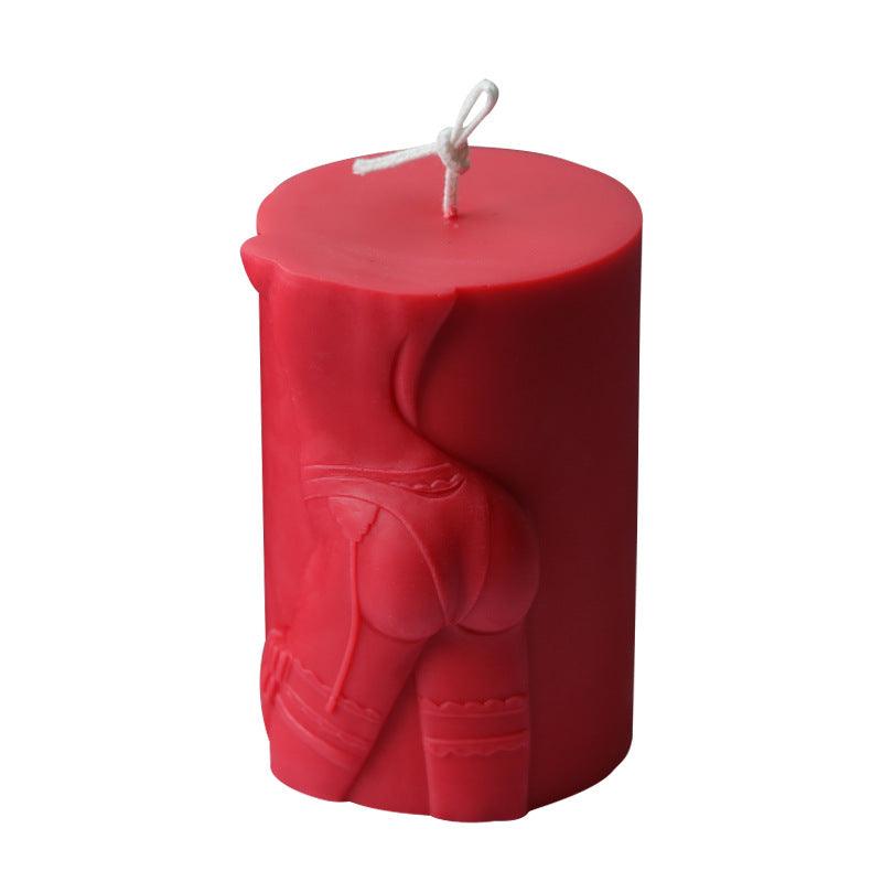 Creative Cylindrical Temptation Candle Silicone Mould Candles Moulds