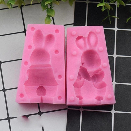 Cute Carrot Rabbit Candle Mould Candles Moulds