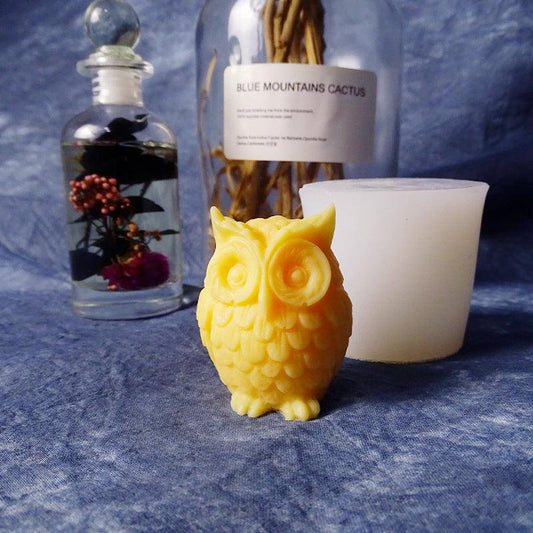 Cute Owl Candle Mould Three-dimensional Candles Moulds