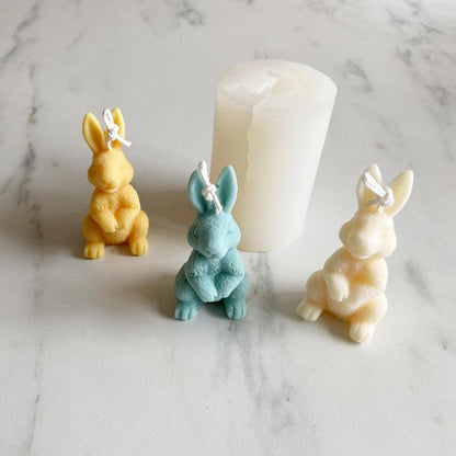 Cute Rabbit Home Decoration Scented Bunny Candle Mould Candles Moulds