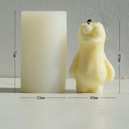 Cute and Quirky Monster Candle Mould for Fun and Unique Candles Candles Moulds