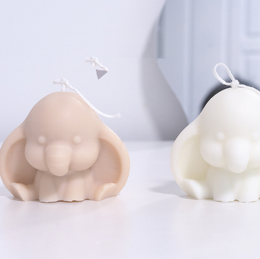 Cuter Alternative to Traditional Candles: Baby Elephant Silicone Mould for DIY Lovers Candles Moulds