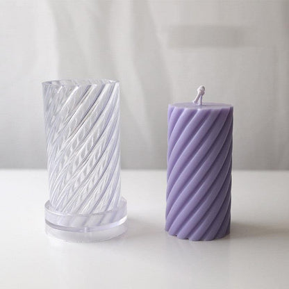 DIY Cylindrical Wax Scented Acrylic Candle Mould Candles Moulds