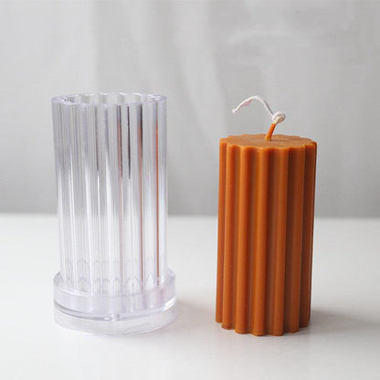 DIY Cylindrical Wax Scented Acrylic Candle Mould Candles Moulds