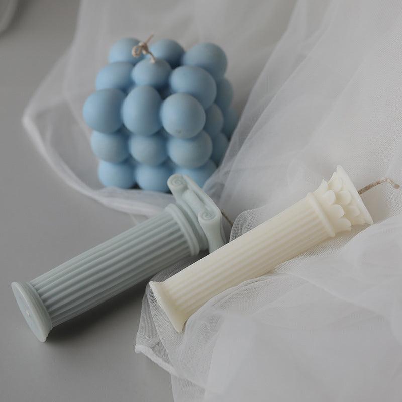DIY Roman Column Candle Silicone Mould Candles Moulds