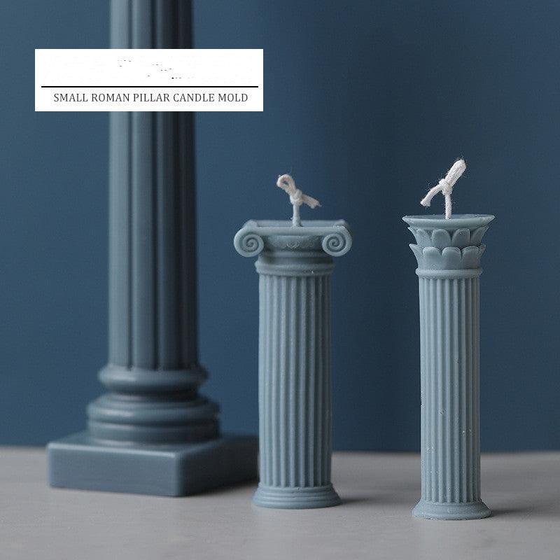 DIY Roman Column Candle Silicone Mould Candles Moulds