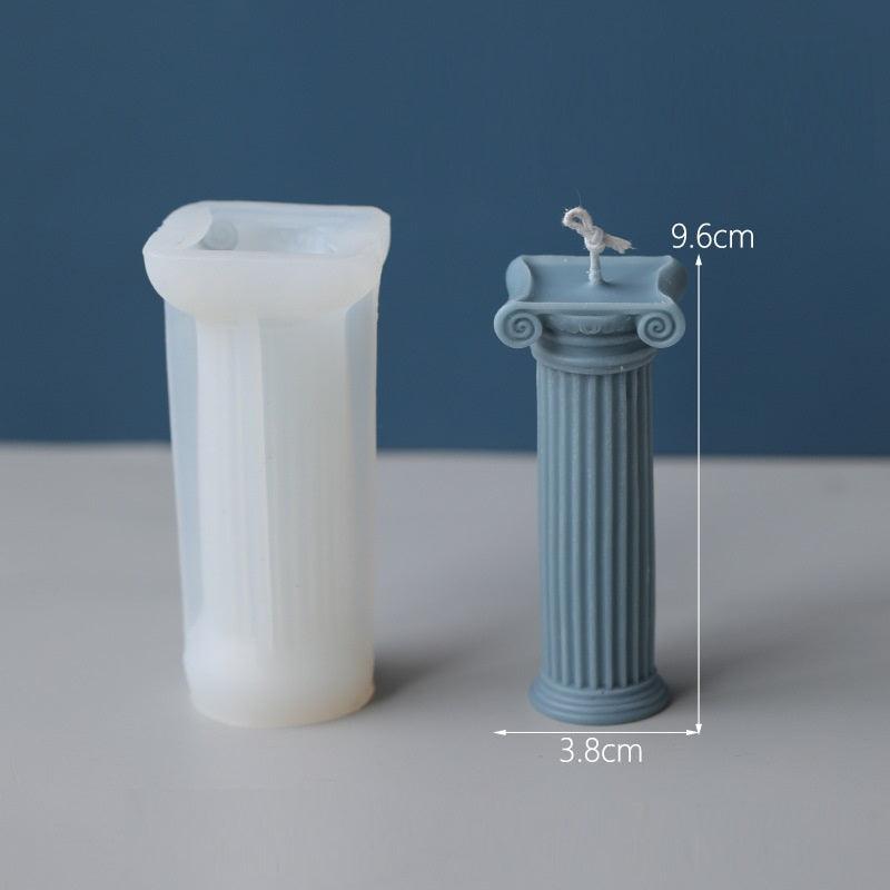 DIY Roman Column Candle Silicone Mould Candles Moulds