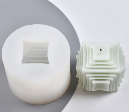 DIY Rubik's Cube Candle Mould - 15 Ball Rectangle & Square Enlarged Cube for Aromatherapy Candles Candles Moulds