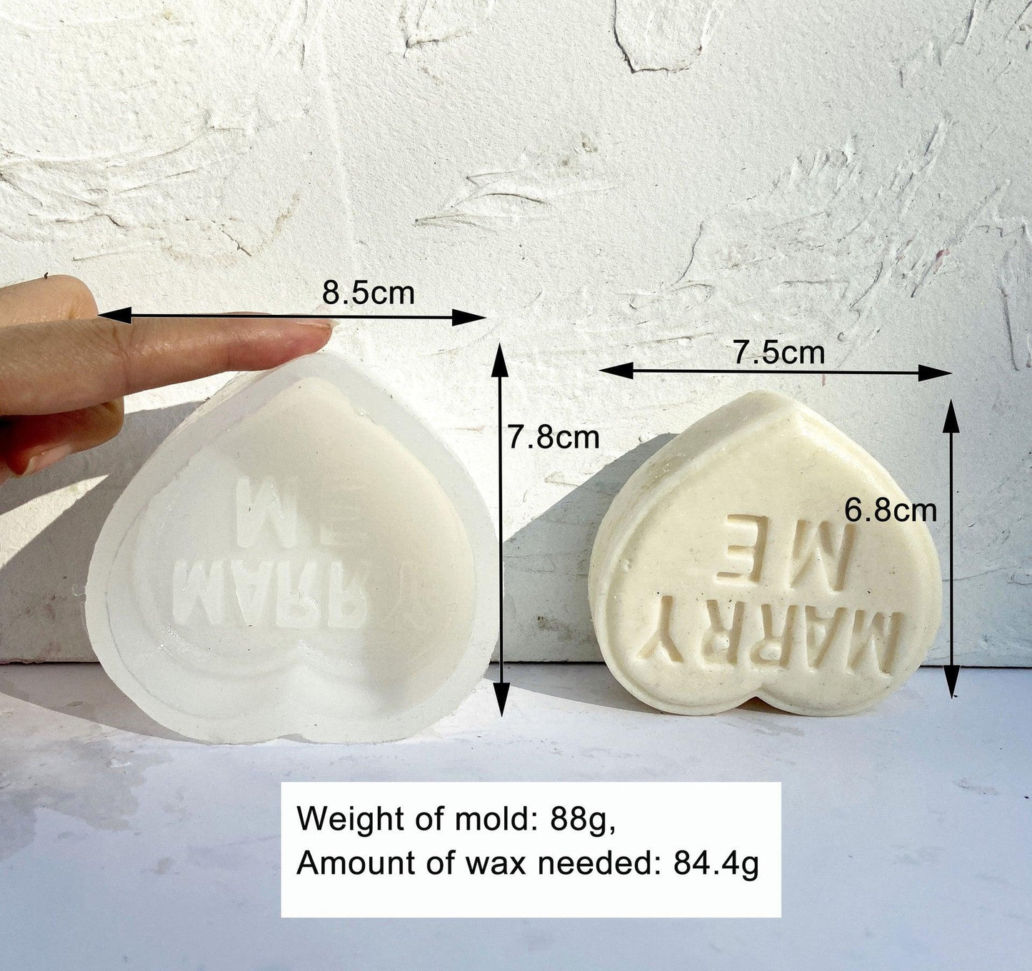 Design Custom Love-Themed Candles: DIY Valentine's Day Silicone Candle Mould Candles Moulds