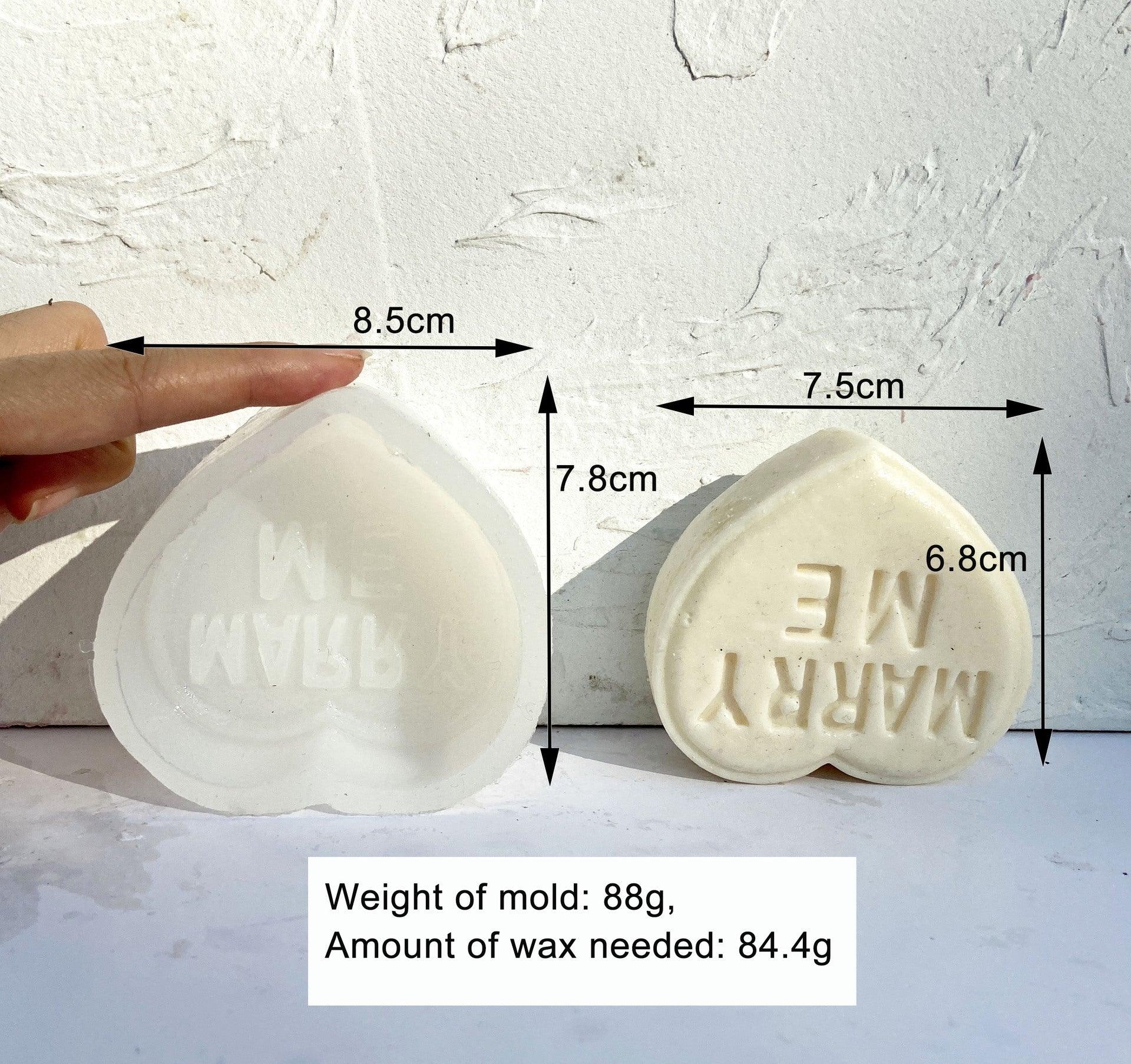 Design Custom Love-Themed Candles: DIY Valentine's Day Silicone Candle Mould Candles Moulds