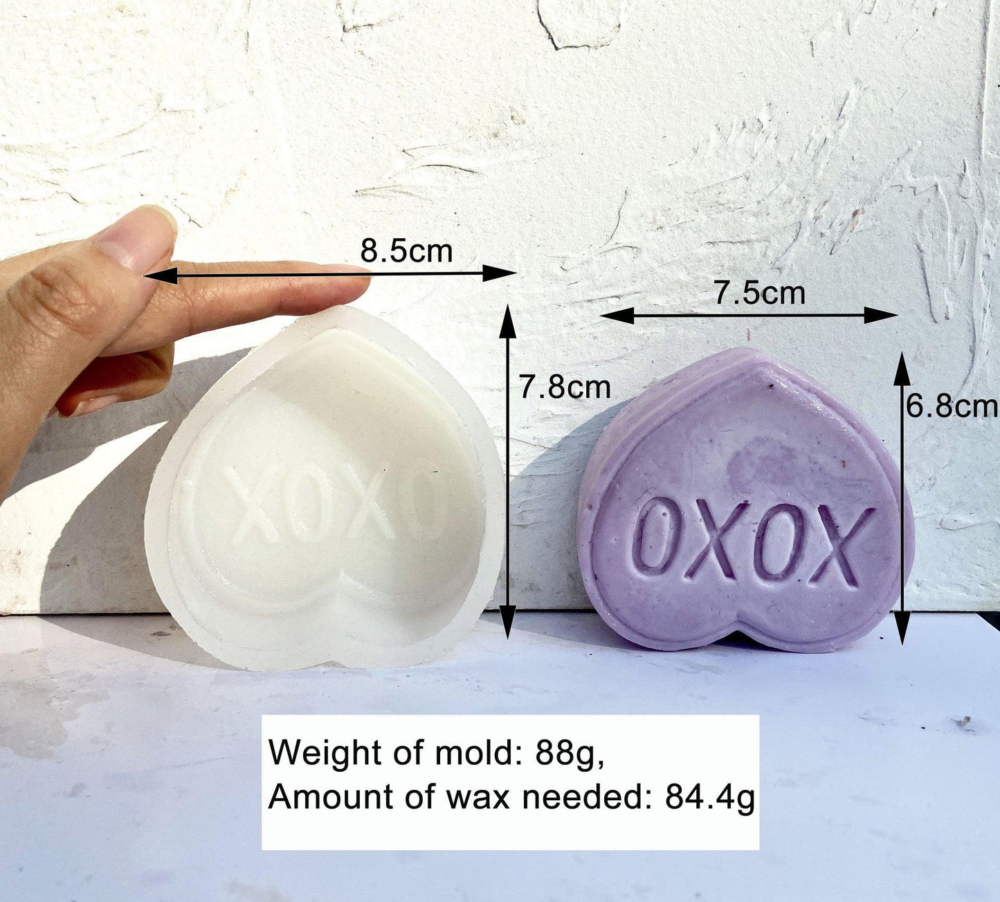 Design Custom Love-Themed Candles: DIY Valentine's Day Silicone Candle Mould Candles Moulds