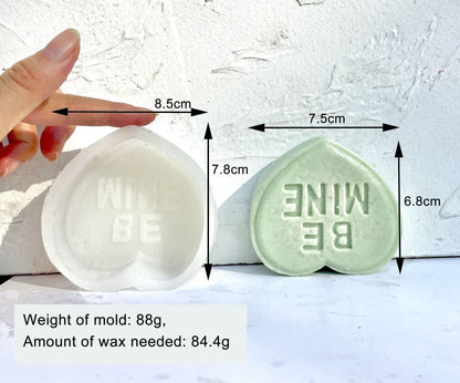 Design Custom Love-Themed Candles: DIY Valentine's Day Silicone Candle Mould Candles Moulds