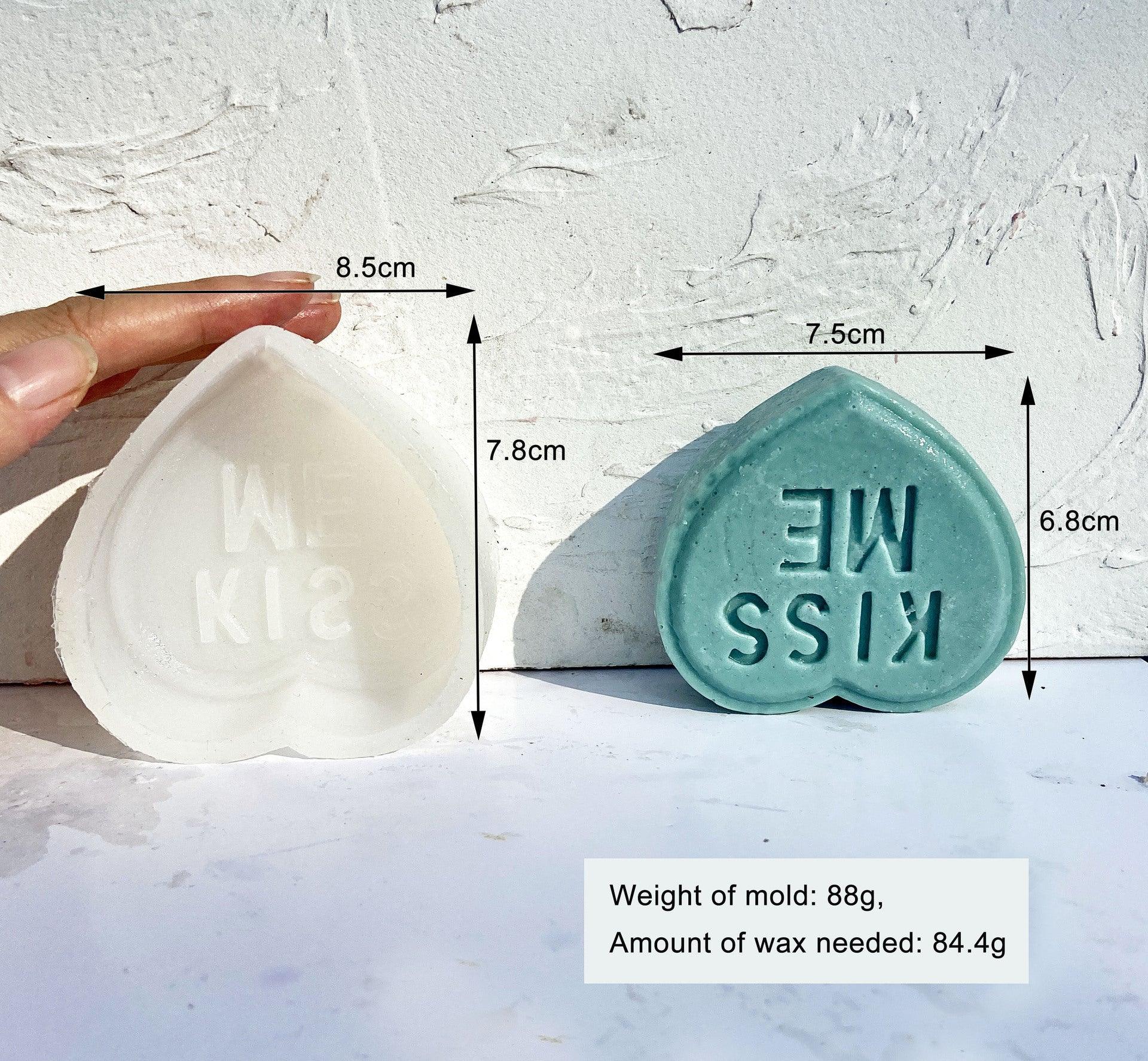 Design Custom Love-Themed Candles: DIY Valentine's Day Silicone Candle Mould Candles Moulds