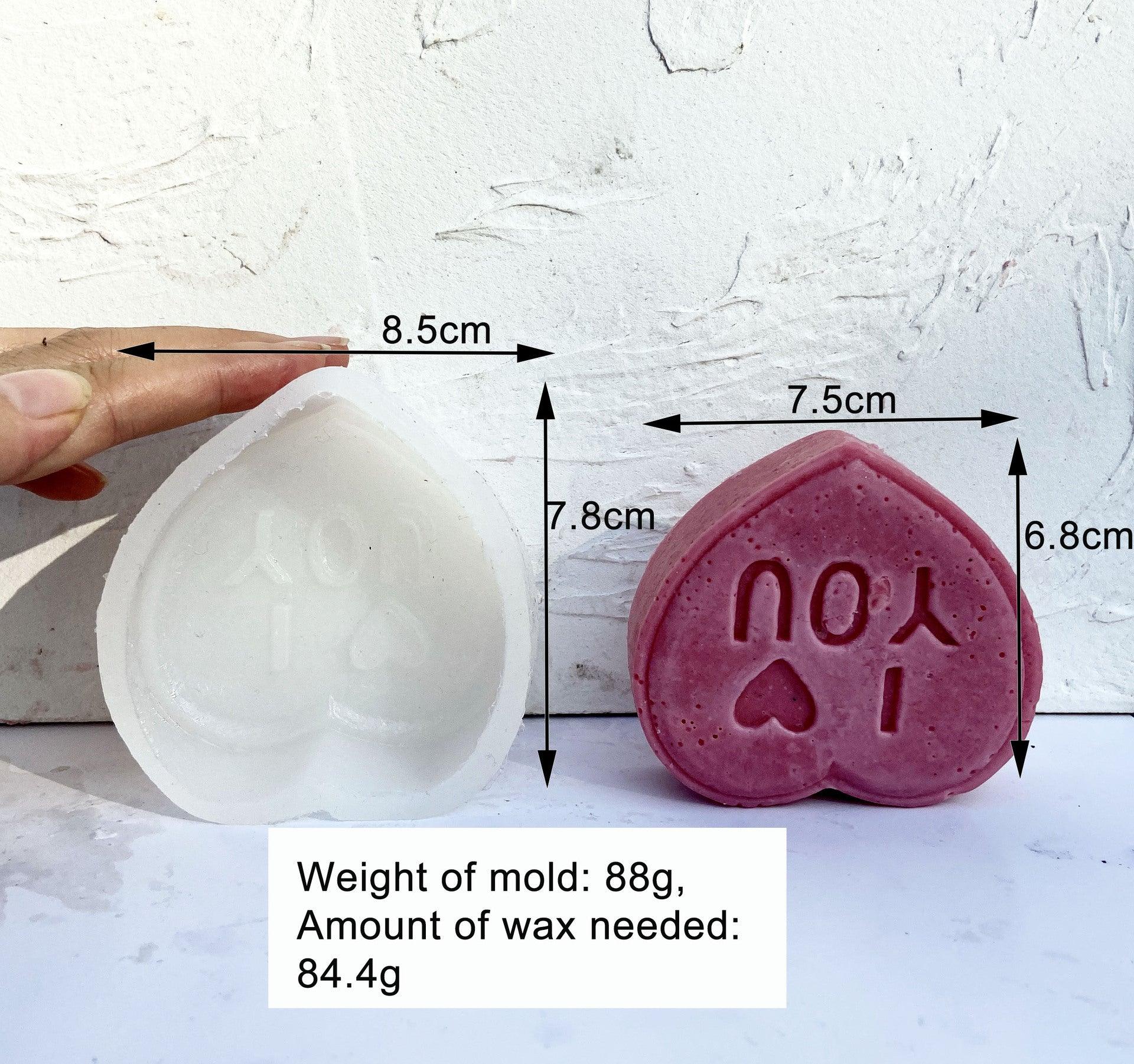Design Custom Love-Themed Candles: DIY Valentine's Day Silicone Candle Mould Candles Moulds