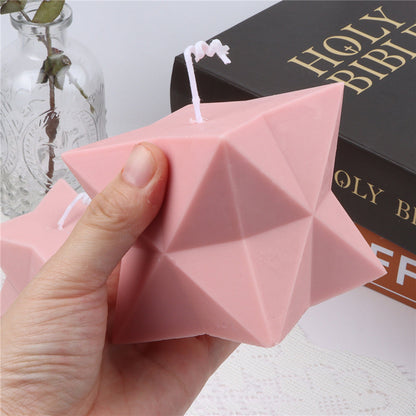 Diamond Stars Cube Silicone Candle Mould Candles Moulds