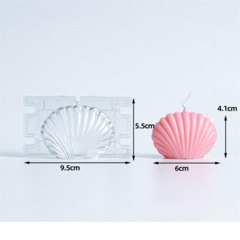 Diy Handmade Shell Candle Mould Plastic Acrylic Mould Candles Moulds