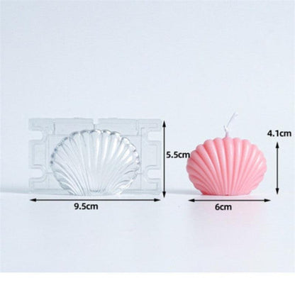Diy Handmade Shell Candle Mould Plastic Acrylic Mould Candles Moulds