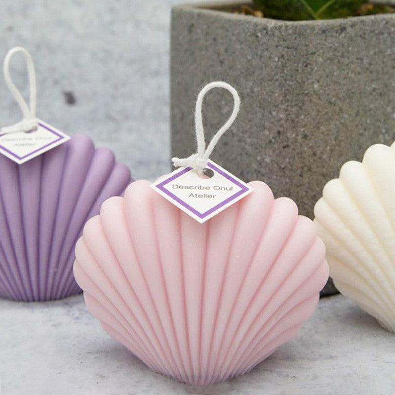 Diy Handmade Shell Candle Mould Plastic Acrylic Mould Candles Moulds