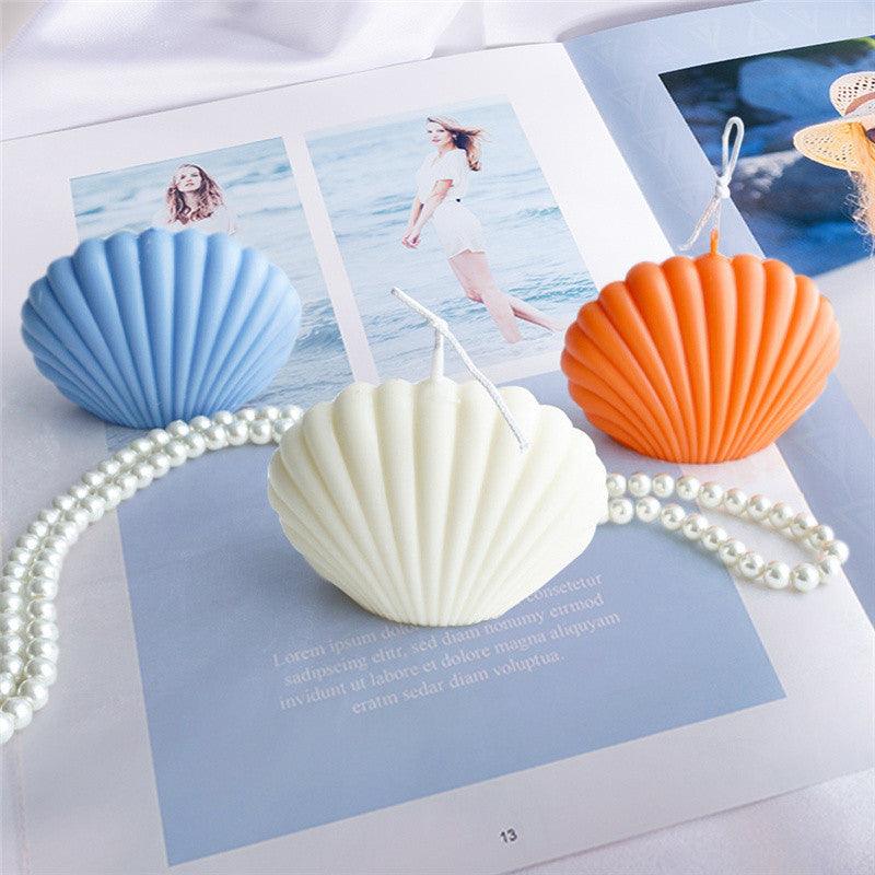 Diy Handmade Shell Candle Mould Plastic Acrylic Mould Candles Moulds