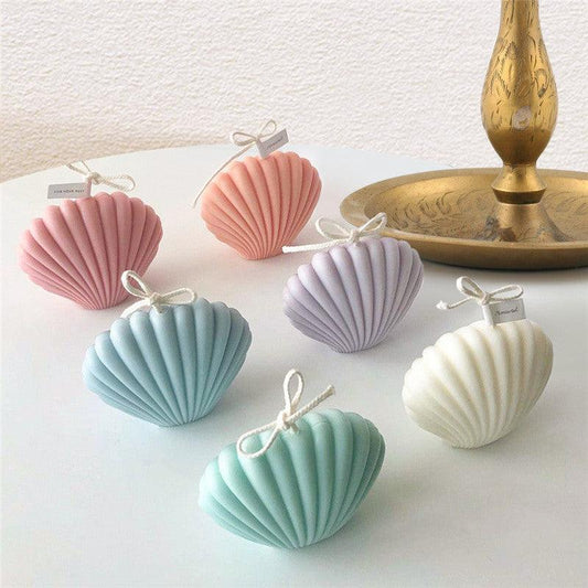 Diy Handmade Shell Candle Mould Plastic Acrylic Mould Candles Moulds