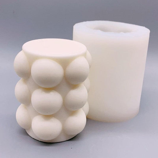 Dot Ball Column Aroma Candle Silicone Mould Candles Moulds