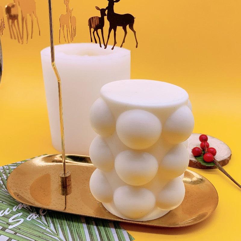 Dot Ball Column Aroma Candle Silicone Mould Candles Moulds