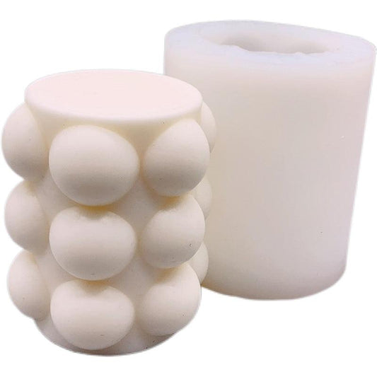 Dot Ball Column Aroma Candle Silicone Mould Candles Moulds