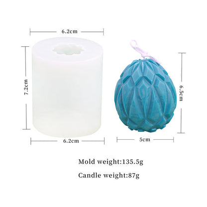 Easter Egg Silicone Candle Mould - Create Beautiful Patterned Candles for the Holiday Season Candles Moulds