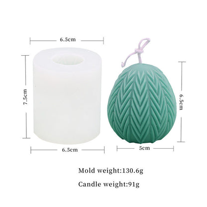Easter Egg Silicone Candle Mould - Create Beautiful Patterned Candles for the Holiday Season Candles Moulds