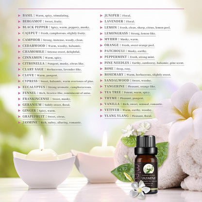 Elevate Your Self-Care with 6-Piece Aromatherapy Essential Oil Set Candles Moulds