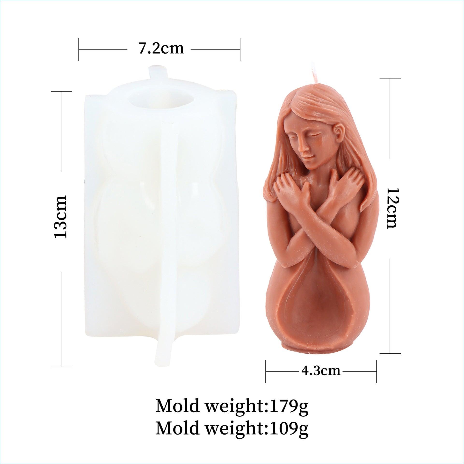 Embrace Self-Love with Our Self Hug Woman Body Silicone Candle Mould Candles Moulds