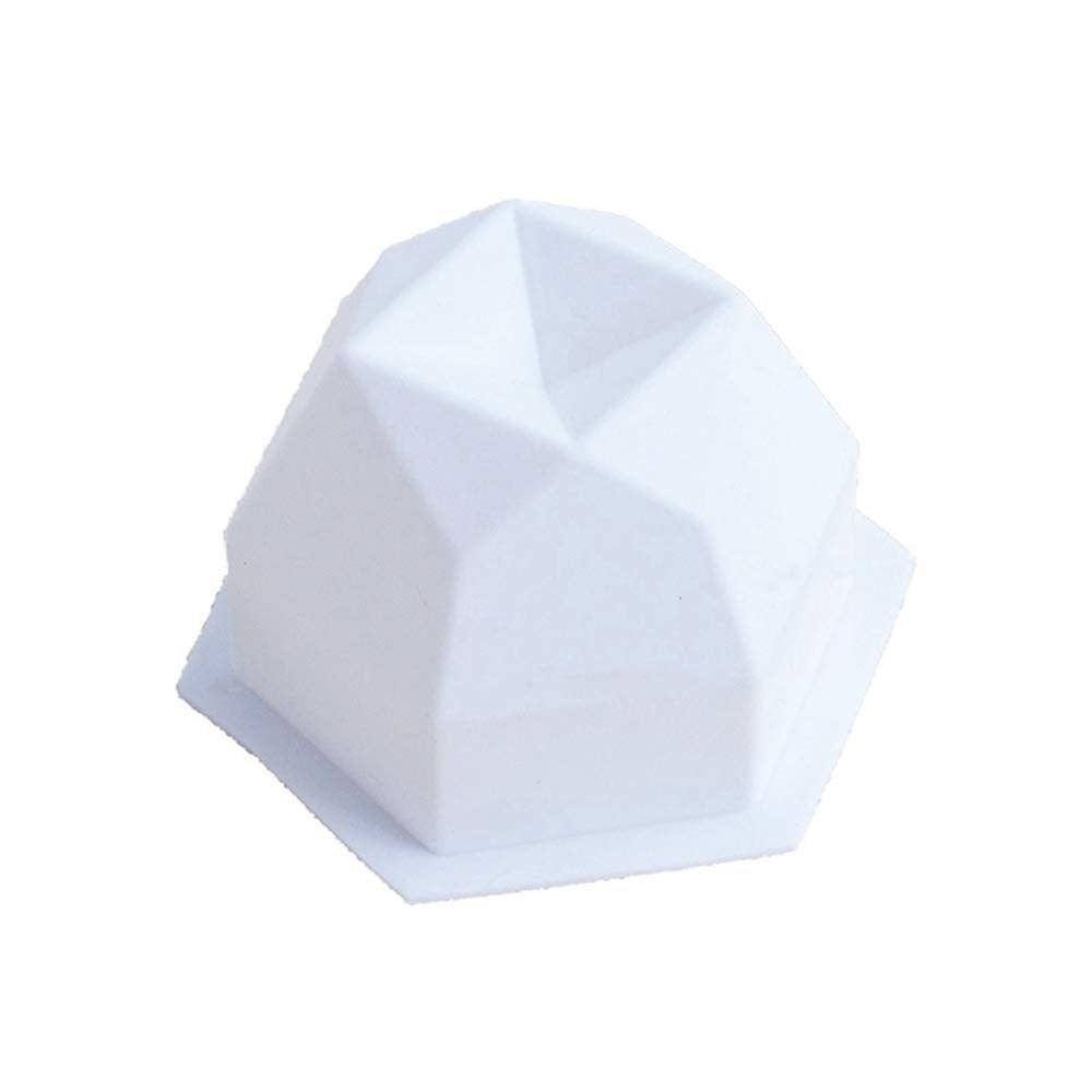 Faceted Diamond Candle Mould: Unique Rhombus Shape Candles Moulds