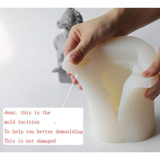 Female Portrait Piano Woman Candle Mould Candles Moulds