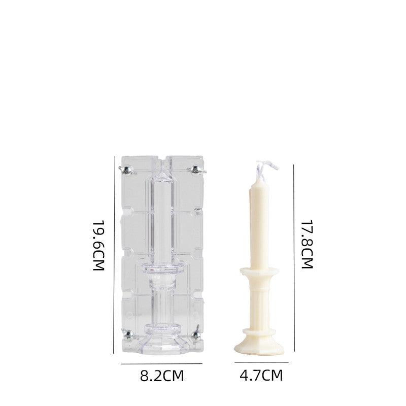 Flat top Striped Roman Column Candle Mould Candles Moulds