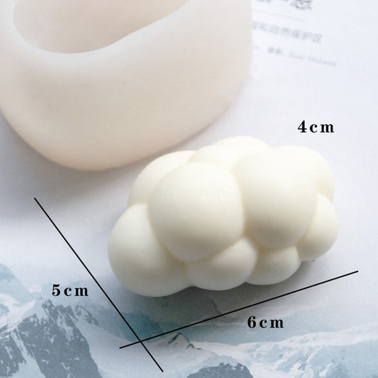 Fluffy Cloud Candle Mould - Create Dreamy Candles for a Relaxing Ambiance Candles Moulds
