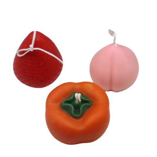 Fruit-Shaped Silicone Candle Moulds for Creative Home Décor Candles Moulds